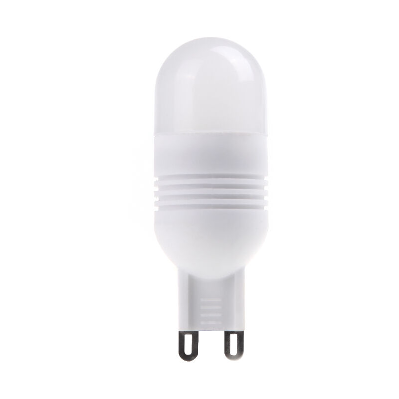 

Lampara de bombilla LED de baja potencia 220V G9 2W 6 SMD 5730 Crystal Droplight Blanco,blanco