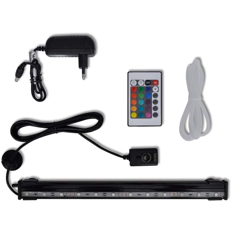 

vidaXL Lámpara de burbujas sumergible de acuario RGB 32 cm