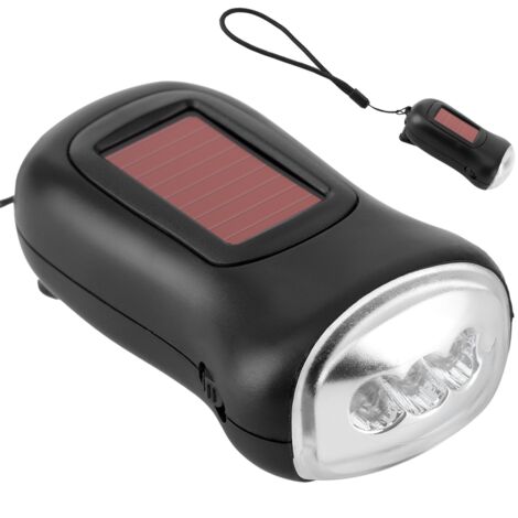 Lámpara de camping Dynamo con LED y carga solar