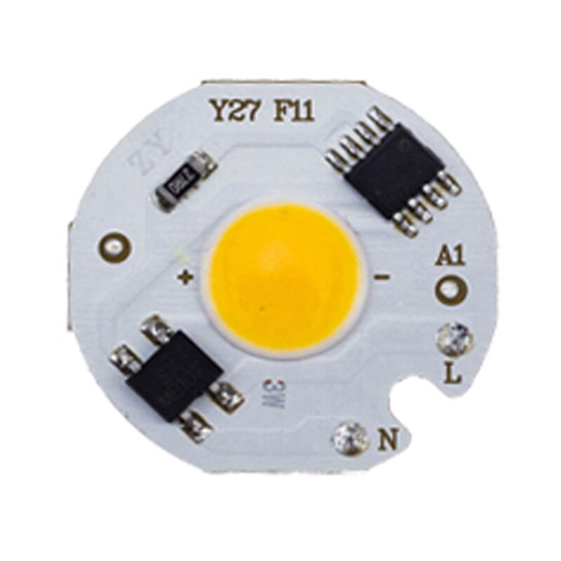 

Lampara de Chip COB de 10 W, blanco calido, L-ED, 220 V, IC inteligente, sin controlador, lampara L-ED para reflector, iluminacion DIY