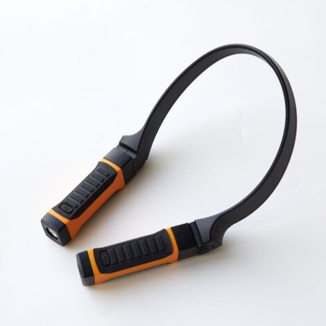 Lámpara de cuello colgante, luz de lectura nocturna con manos libres, linterna para correr de noche y al aire libre.