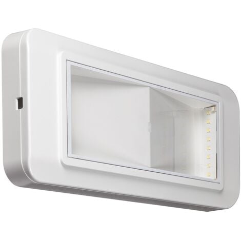 Lámpara de emergencia Beghelli LED SA 18W/1NC IP40 4107