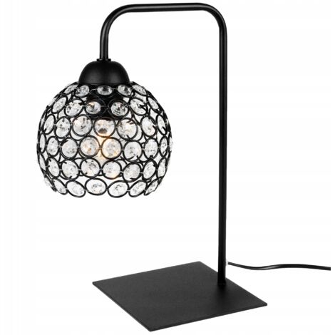 LÁMPARA DE ESCRITORIO DE NOCHE CON BOLA DE CRISTAL LED