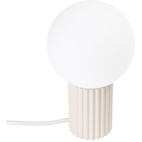 Lámpara de escritorio Halo beige aluminio/vidrio 1xG9  12cm Sollux
