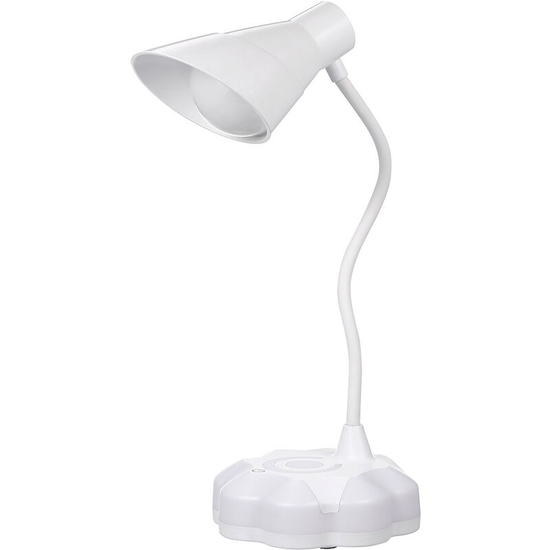 

Lampara de escritorio LED, lampara de mesa de cuello de cisne flexible, con 3 niveles de brillo Modo de luz nocturna,tipo 1