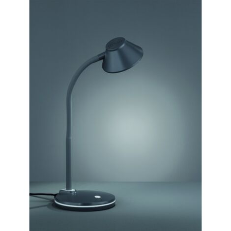 Lámpara de escritorio LED Modern Office Berry Grey Trio Lighting