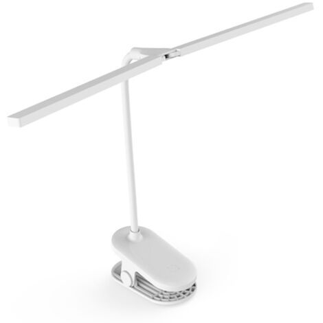 Lámpara de escritorio LED recargable por USB, ideal para estudiantes, residencias, dormitorios o para leer.