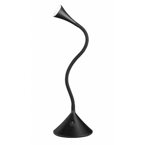Lámpara de escritorio Led Viper negra Alt. 31 cm Trio Lighting
