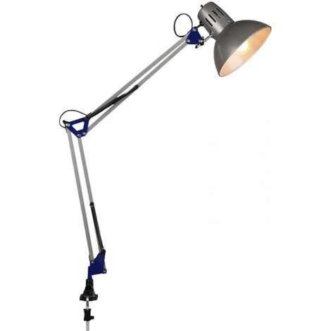 LED Klemm escritorio lámpara flexo spot lectura lámpara infantil ajustable Orange 