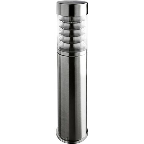 Lámpara de exterior, Ø100x450mm, acero inoxidable, IP44