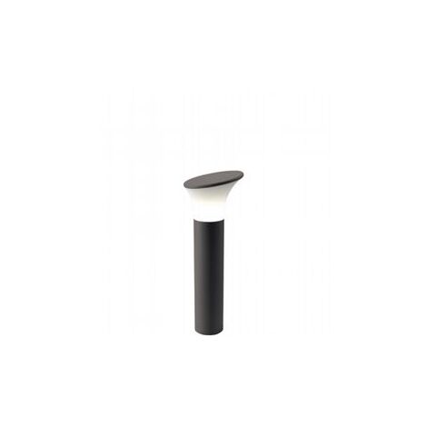 Lámpara de exterior de aluminio fundido con difusor opalino - Altura máx 160mm - IP44 grafito