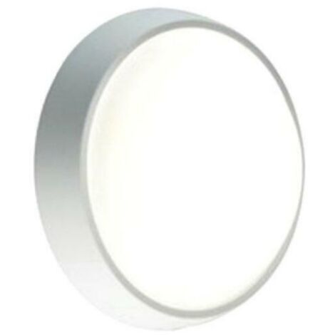 Lámpara de exterior LED integrada blanca de 8 W