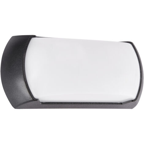 Lámpara de fachada hermética LED Enduro de 12 W, color negro.