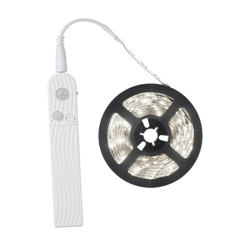 

Lampara de gabinete con luz de tira, sensor de movimiento PIR, DC5-6V, 2W, 1M, 60 LED, Blanco