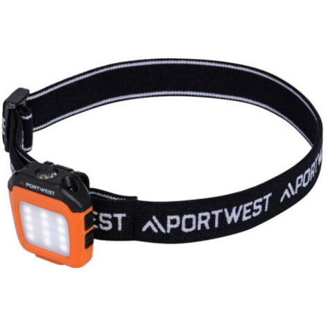 Lámpara de gorra LED multifunción recargable por USB Naranja/Negro