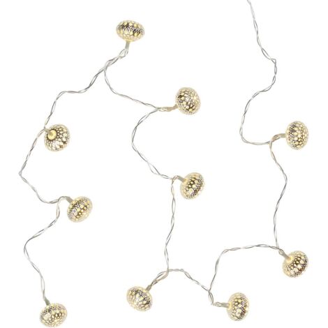 Lámpara de interior marroquí - 3 metros y 20 LED blancos cálidos  Con enchufe  Lámpara de dormitorio, guirnalda de luces para interiores, decoración de Ramadán