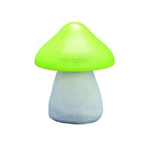 Lámpara de jardín con forma de seta [Luz solar - IP65 - Resina]