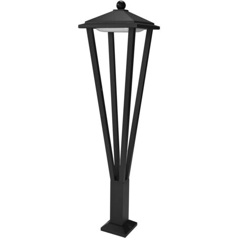 Lámpara de jardín exterior LED bolardo 12W Bons OFL22474LBK Italux