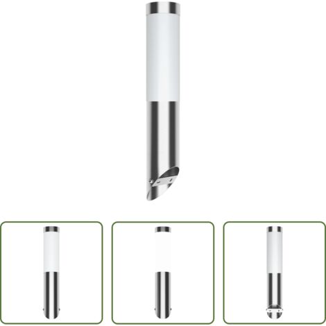 Lámpara de jardín -  Lámpara de pared acero inoxidable impermeable 60 W
