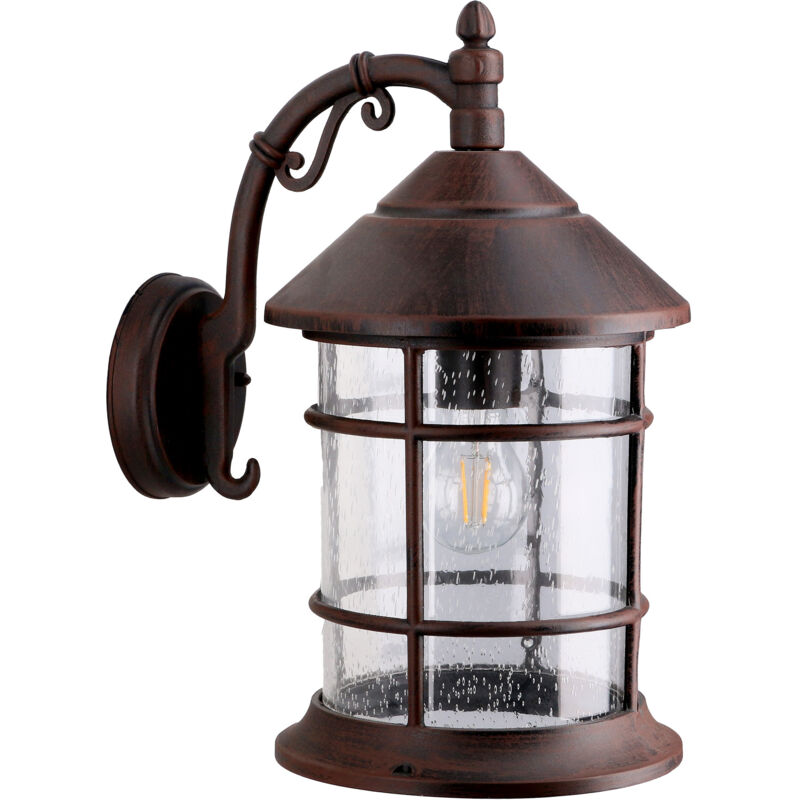 

Aplique Ip23 Siros E27 100W Marrón Óxido 1340Lm - Marrón óxido - Forlight