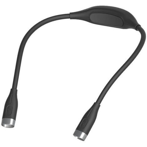 Lámpara de lectura para el cuello XVX, lámpara recargable para leer en la cama por la noche: 3 colores que cuidan la vista, brillo con atenuación continua, más de 80 horas de funcionamiento, cómoda y 