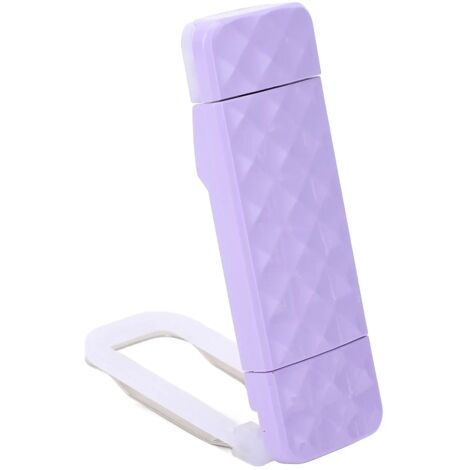Lámpara de lectura plegable con clip para libros, 5 niveles de brillo, diseño con clip, ideal para el hogar y los viajes.