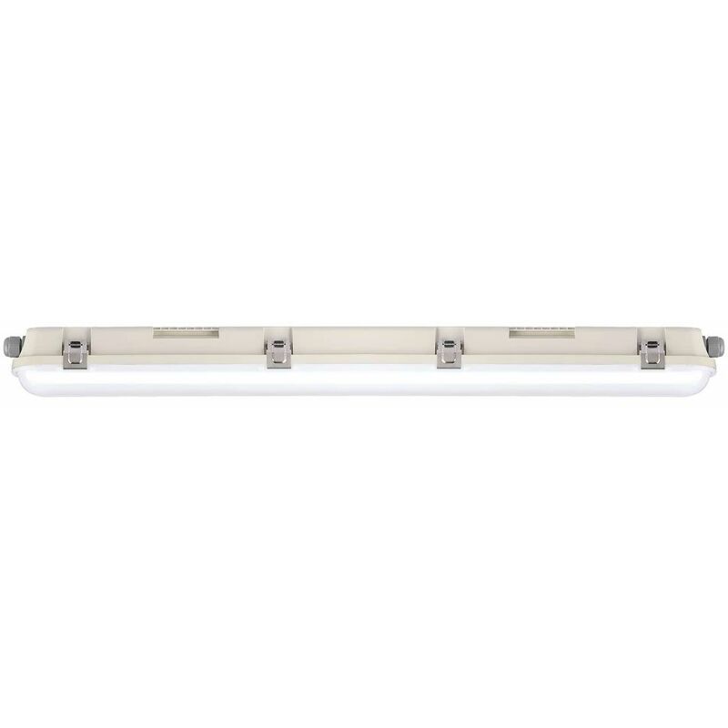 

V-tac - Luminaria LED para bañera de techo, longitud 120 cm 4000 Kelvin, 4320 lúmenes Luminaria para ambientes húmedos y mojados adecuada para