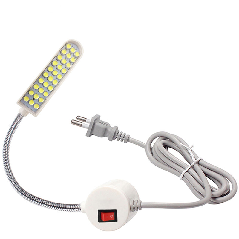 

Lampara de luz para maquina de coser, base fija magnetica, AC110-265V 2W 30LED