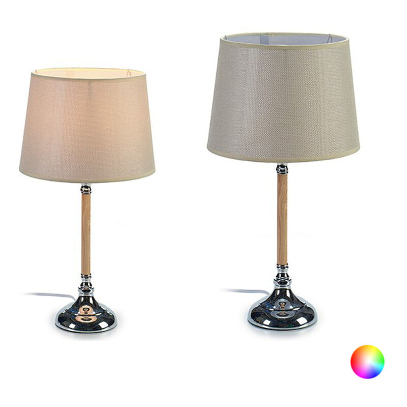 

Bh Design - Lámpara de Mesa Acero Madera (24 x 44 x 24 cm)