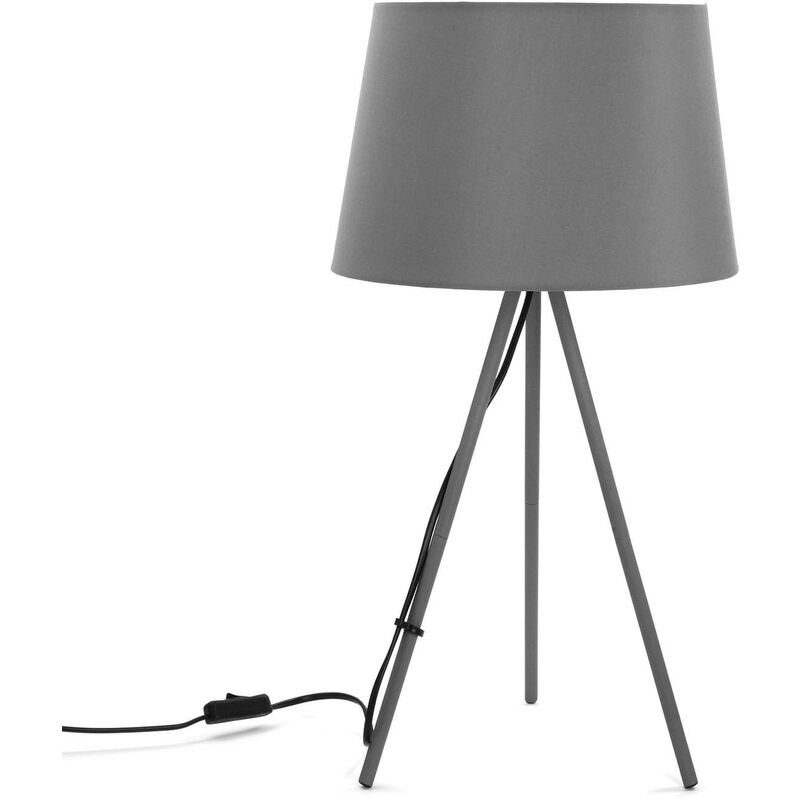 

Lampara De Mesa Gris