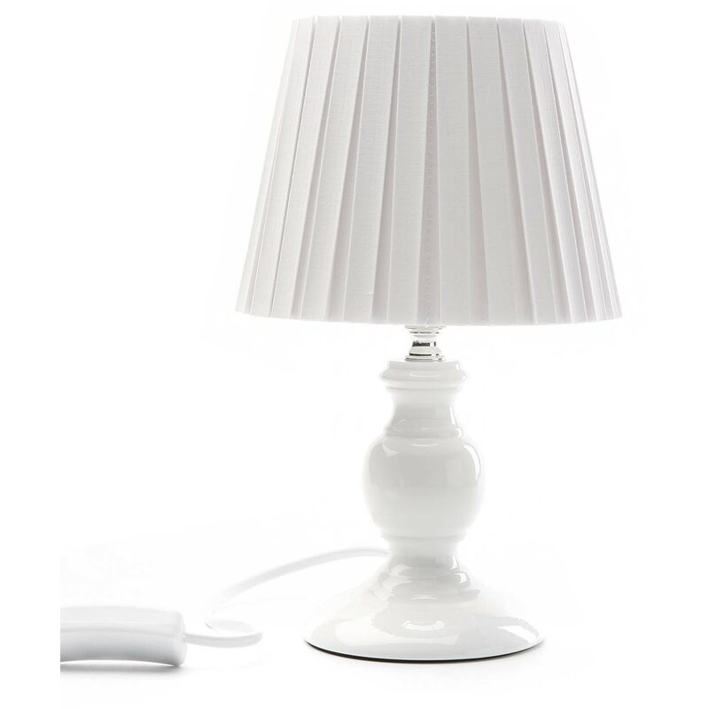 

Lampara De Mesa Blanca