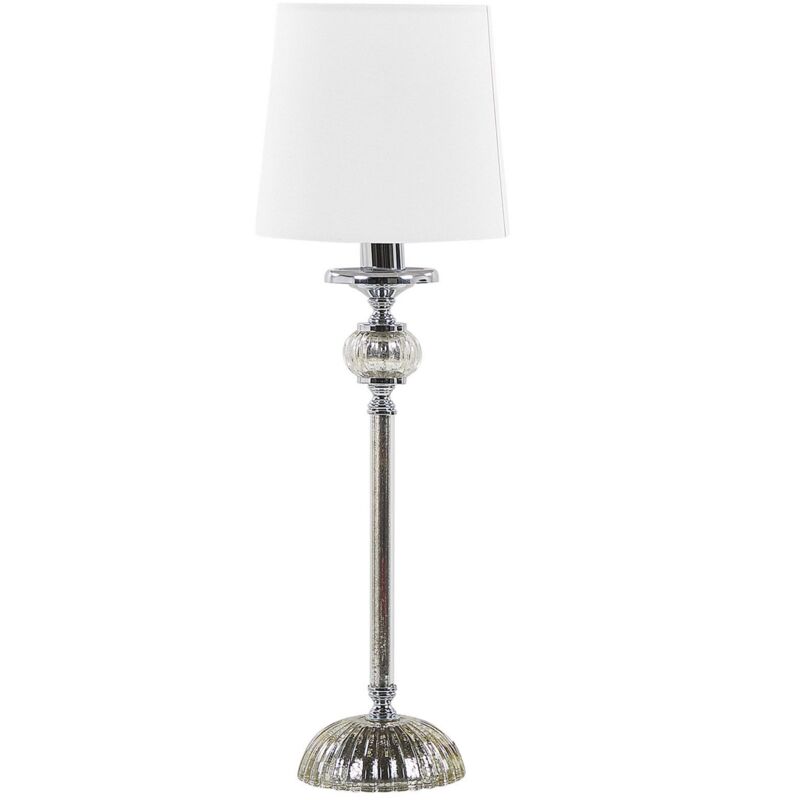 

Lámpara de mesa blanca KUBENA