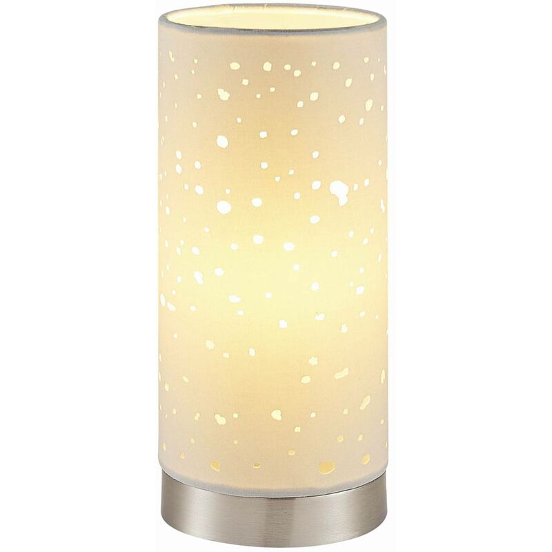 

Lindby - Lámpara de mesa blanca Umma con pequeños orificios