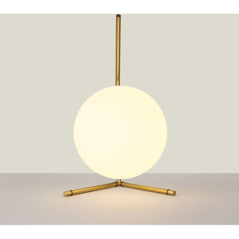 Lámpara De Mesa Bola Cristal 'octo 200' - E27 - ø 22cm