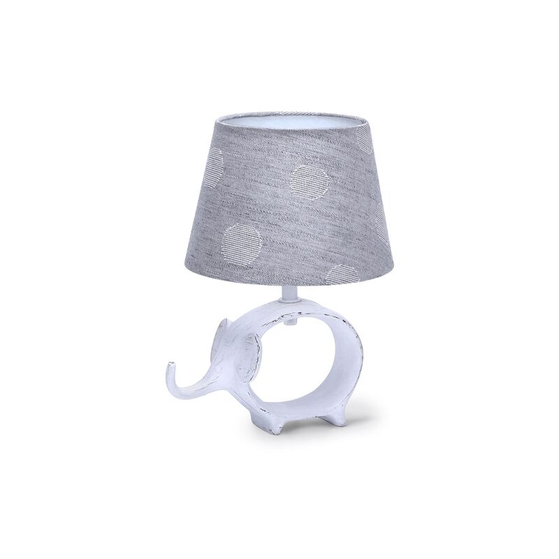 

Aigostar - Lampara de mesa Cerámica E14 Elefante Lampara de mesa Cerámica E14 Perro blanco