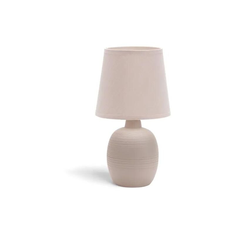 

Aigostar - Lampara de mesa Cerámica E14 Marron Lampara de mesa Cerámica E14 Marron