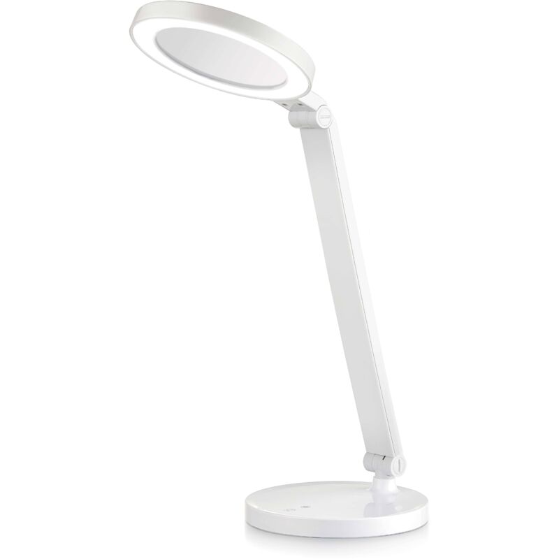 

Lámpara de mesa con espejo de maquillaje 8W CCT Dimable | Blanco
