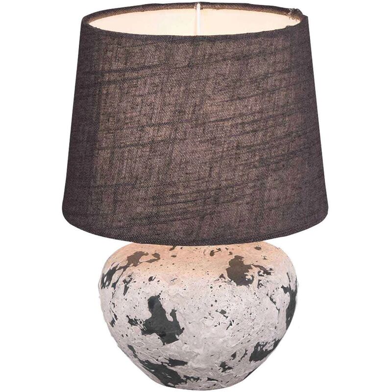 

LÁMPARA DE MESA CONNIE CERÁMICA GRIS E14 18 CM - Lúzete