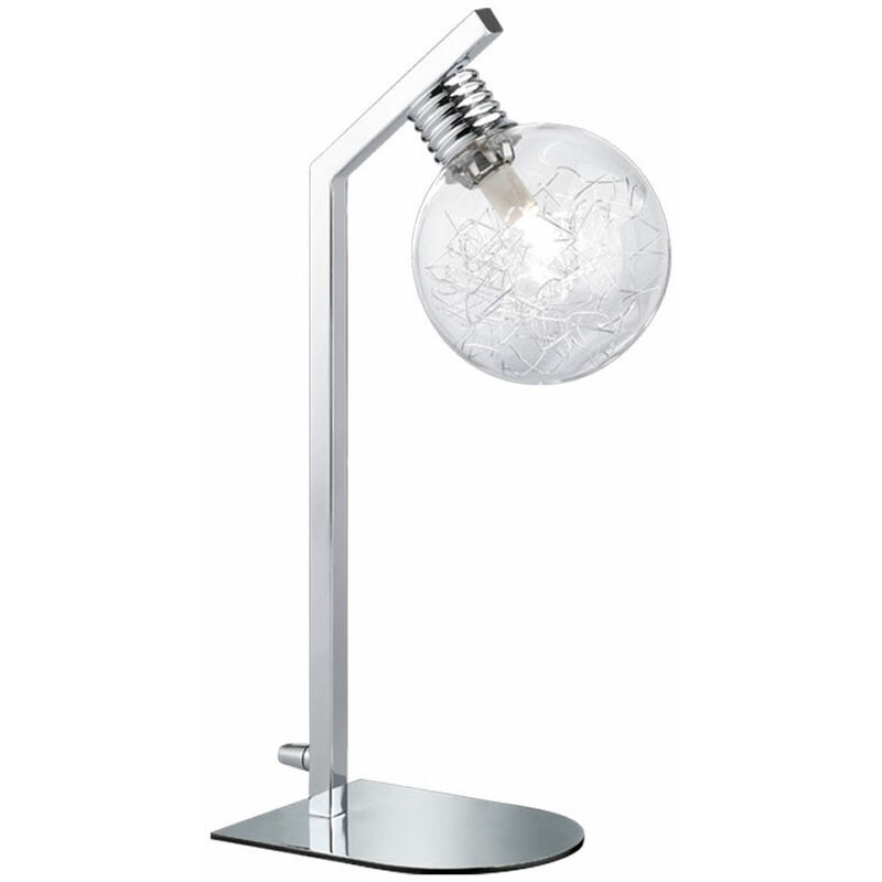 

Lámpara de mesa con interruptor de bola de cristal con iluminación transparente WOFI FERO 8325.01.01.0000