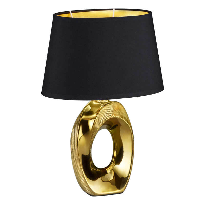 

Lámpara de mesa de escritura nocturna de diseño, lámpara de lectura para dormitorio de oro negro, luces de realidad R50511079