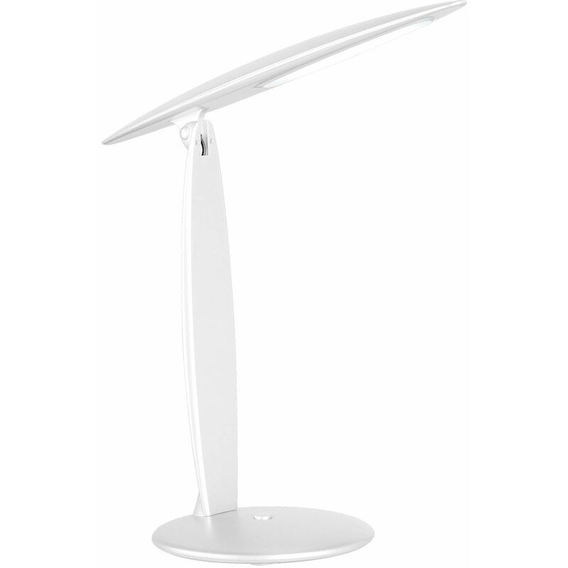 

Lámpara de mesa de escritura LED blanca sala de trabajo luz de lectura ajustable Honsel 98112