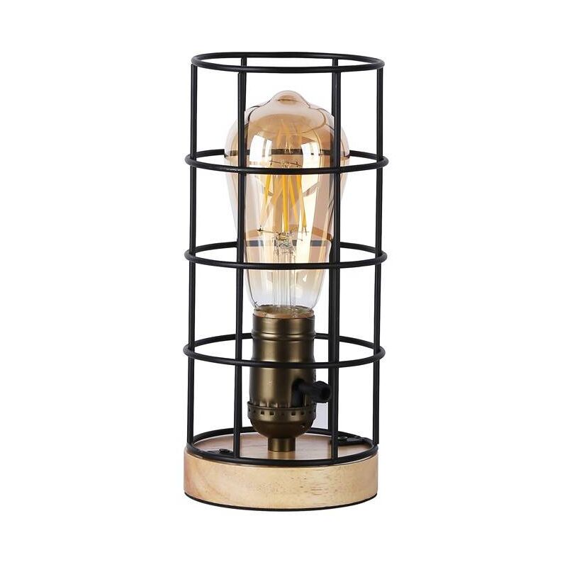 

Lámpara de mesa de estilo industrial 'GREGOR' | Negro