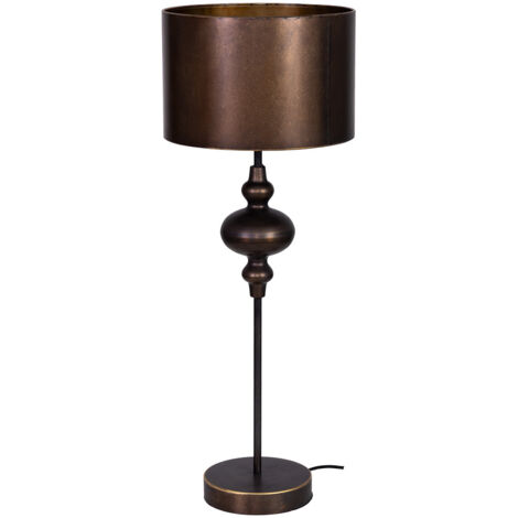 Lámpara de mesa de metal 30x30x80h cm