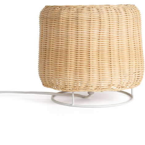 Lámpara de Mesa de Ratán Gondia Natural