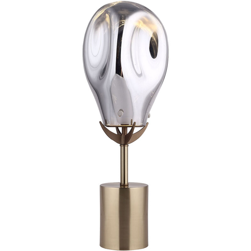 Lampe de Table Grise Panist Ø23x60 cm