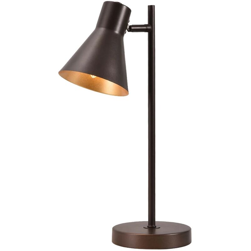 

LÁMPARA DE MESA DECORATIVA CLARENCE MARRÓN - Lúzete