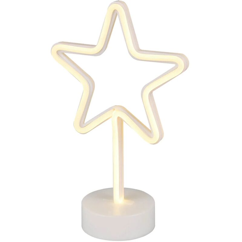 

Lúzete - Lámpara De Mesa Decorativa Estrella Smd Led 1W