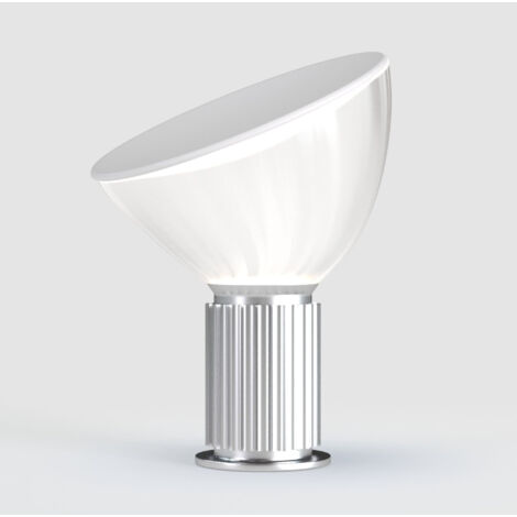 Lámpara De Mesa Diseño "Eleganza" - E27 - Plata