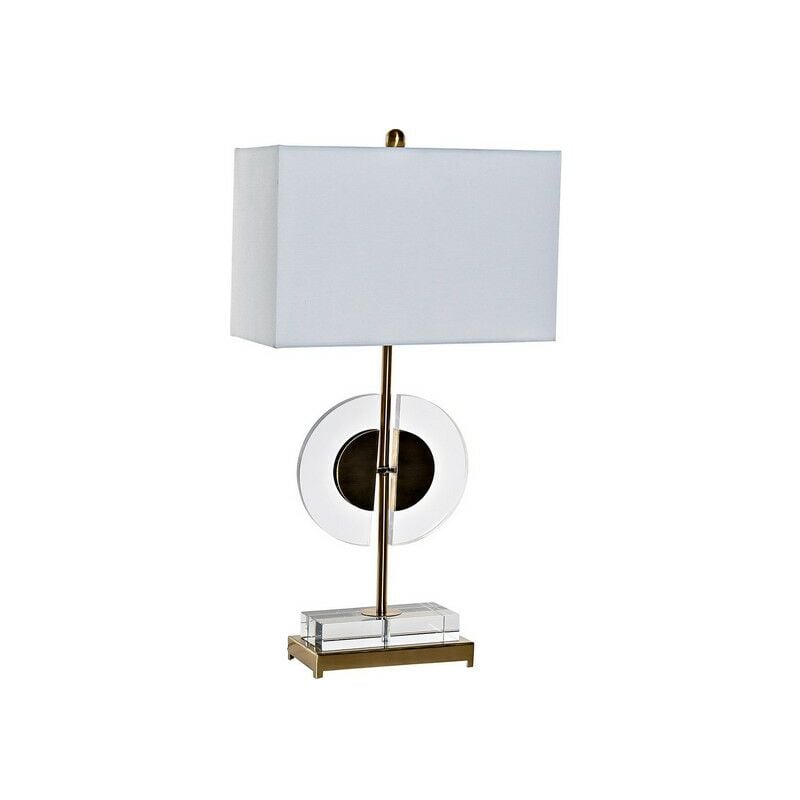 

Lámpara de Mesa DKD Home Decor Acrílico Metal Tela Cristal Chic (41 x 25 x 81 cm)