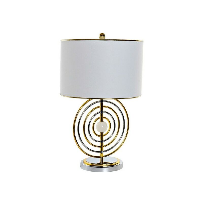 

Lámpara de Mesa DKD Home Decor Metal Tela Mármol (38 x 38 x 62 cm)